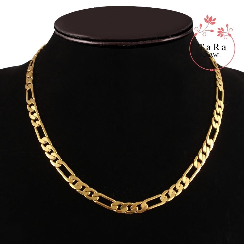 chunky gold figaro chain b