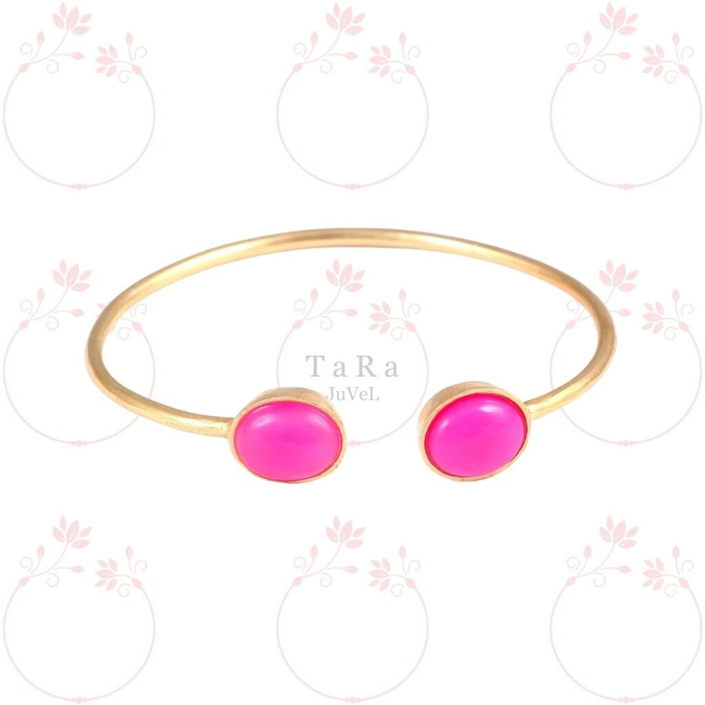 double crystal cuff bracelet