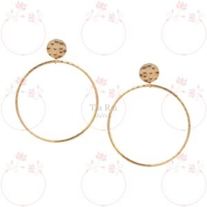Hammer textured hoops