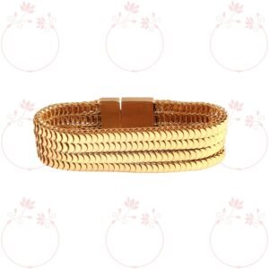 Hammered Fern Bracelet